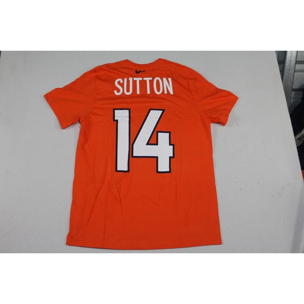 Denver Broncos Nike Men Orange Shirt Sutton 15 Nike Tee NFL Size Large